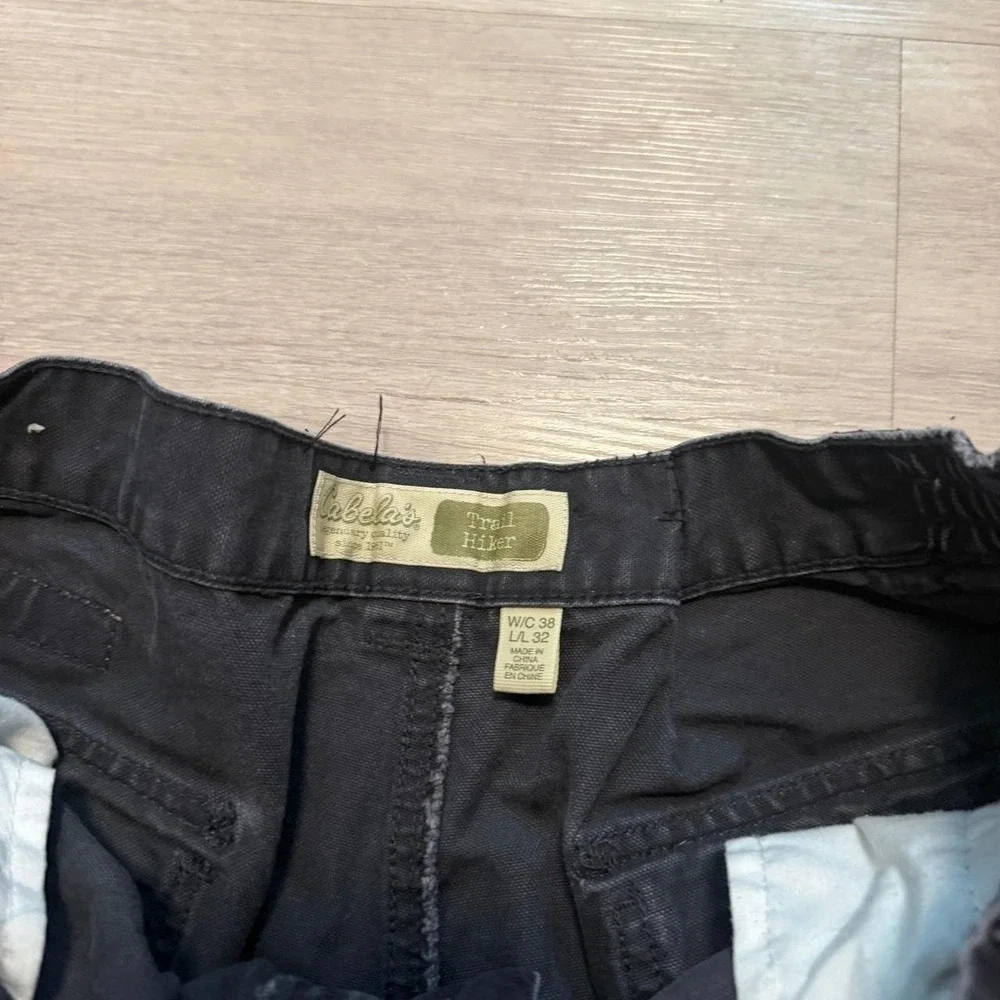 32x30 Faded Distressed Cargo Jeans Y2K Grunge Vintage